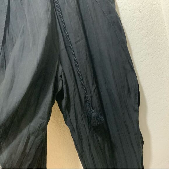 TRYB Max Split-Outseam Cropped Pants black - Picture 7 of 9